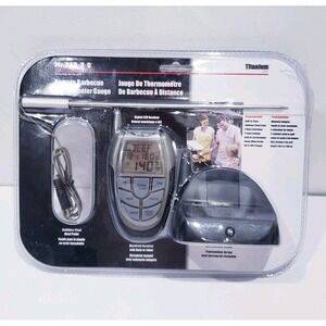 Mr. Bar-B-Q Remote Digital Meat Thermometer Programmable Gauge W/Led Flashlight